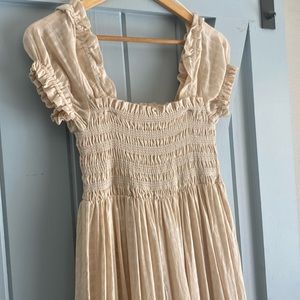 Beautiful (fully lined) tiered maxi dress. New without tags. Never worn.